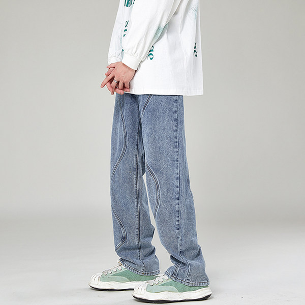 Ανδρικό τζιν casual φαρδύ