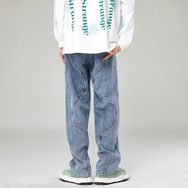 Ανδρικό τζιν casual φαρδύ