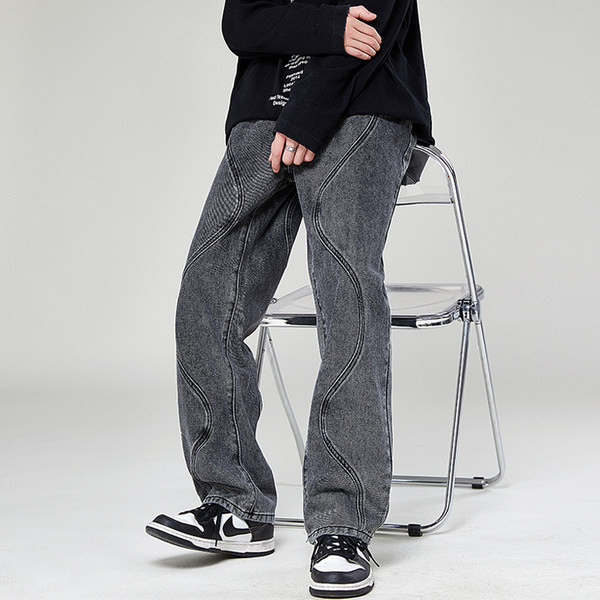 Ανδρικό τζιν casual φαρδύ