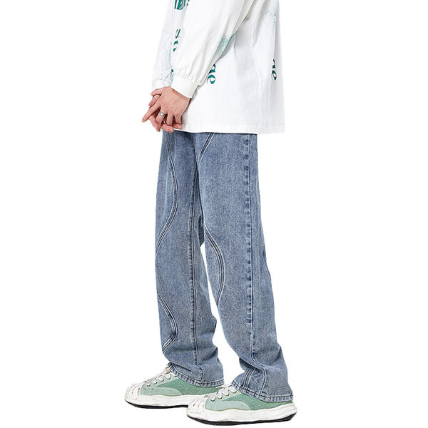 Ανδρικό τζιν casual φαρδύ