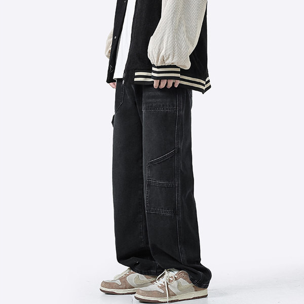 Ανδρικό τζιν ίσιο μοντέλο με τσέπη