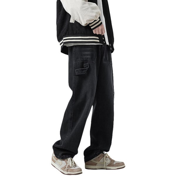 Ανδρικό τζιν ίσιο μοντέλο με τσέπη