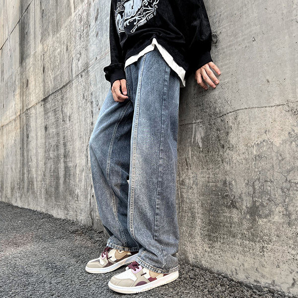 Ανδρικό casual τζιν με τσέπη νέο μοντέλο