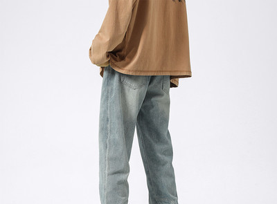 Ανδρικό τζιν με φερμουάρ στα πόδια, νέο μοντέλο