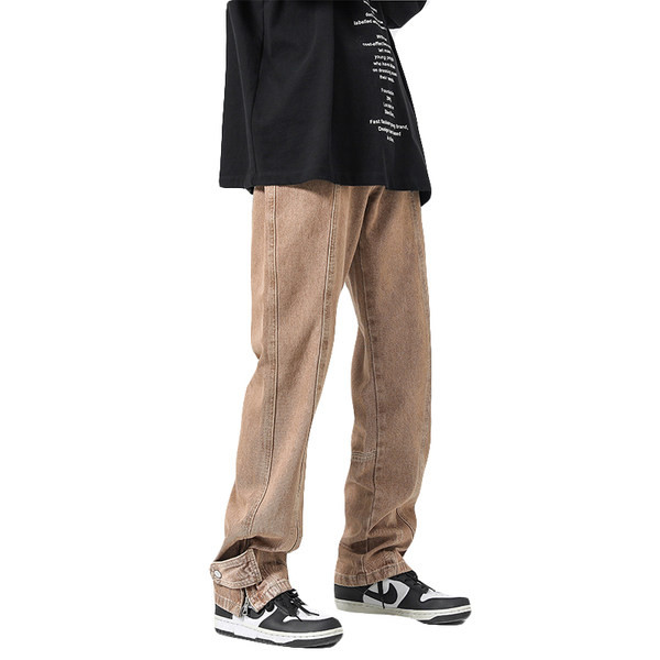 Ανδρικό τζιν με φερμουάρ στα πόδια, νέο μοντέλο