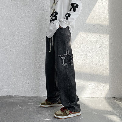 Férfi farmer zsebbel és 3D nyomtatással