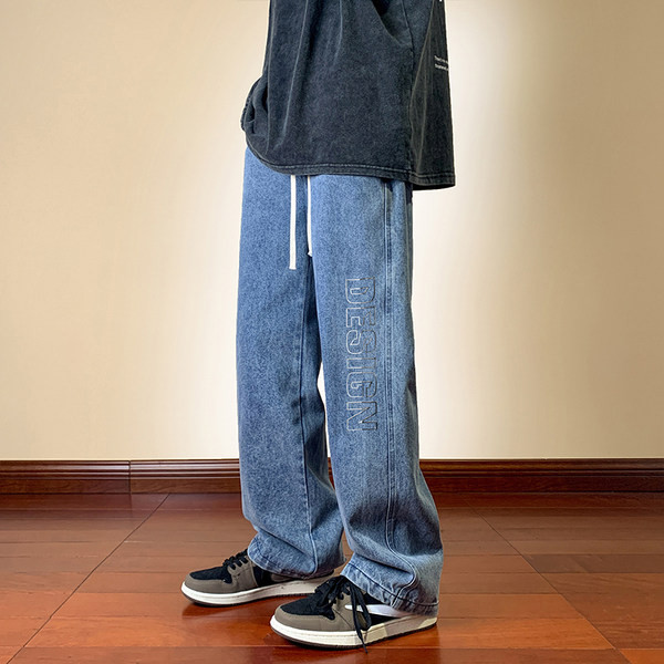 Taskuga mitmes värvitoonis lahtised meeste teksad