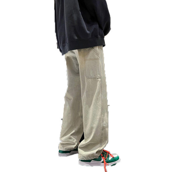 Pöttyös férfi farmernadrág zsebbel