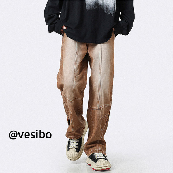 Ανδρικό τζιν με κουμπιά σε διάφορα χρώματα