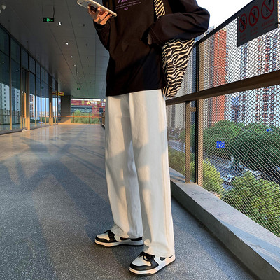 Zsebes férfi alkalmi farmernadrág