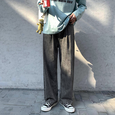 Zsebes férfi alkalmi farmernadrág