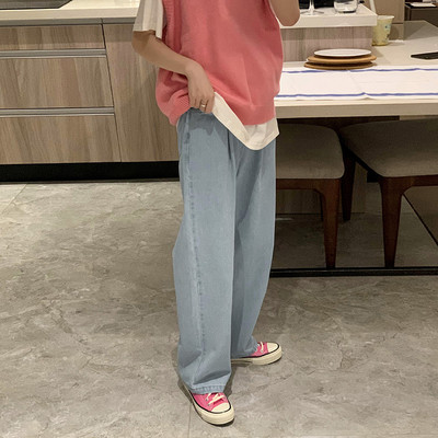 Zsebes férfi alkalmi farmernadrág