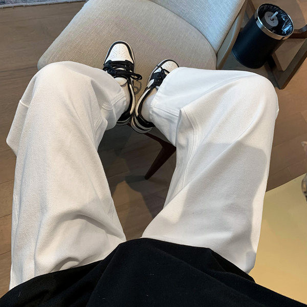 Zsebes férfi alkalmi farmernadrág