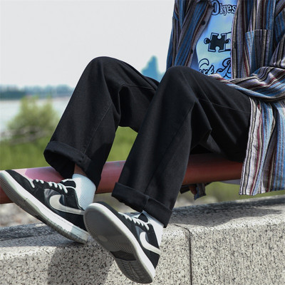 Retro modelio vyriški džinsai su kišene