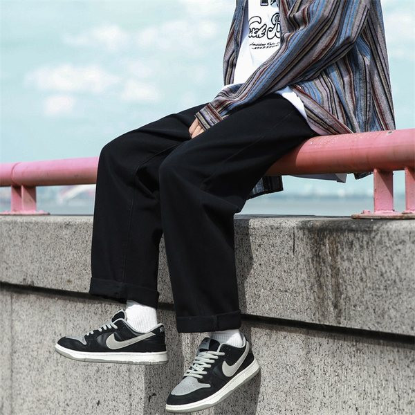 Retro modelio vyriški džinsai su kišene