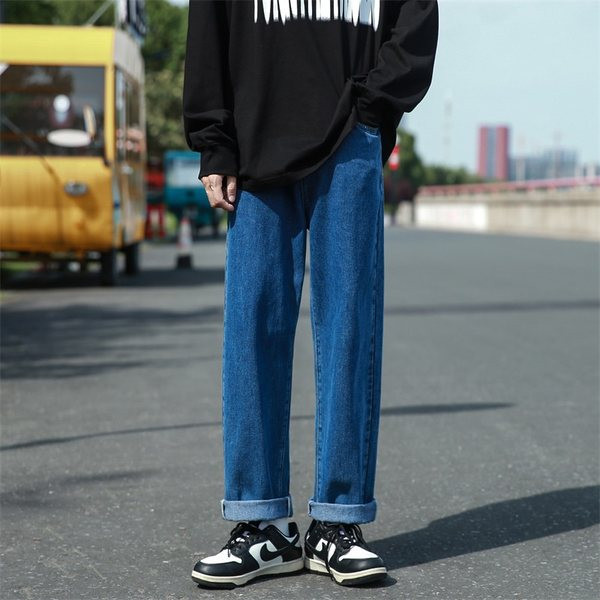 Retro modelio vyriški džinsai su kišene