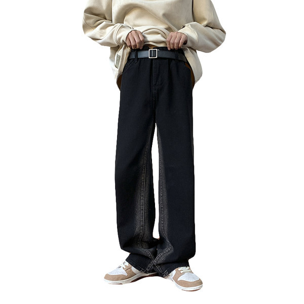 Vyriški tiesaus modelio džinsai su kišene tinkami kasdieniam gyvenimui