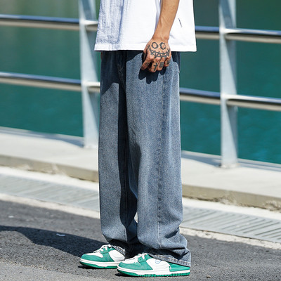 Suvised meeste teksad laia sääre ja taskuga