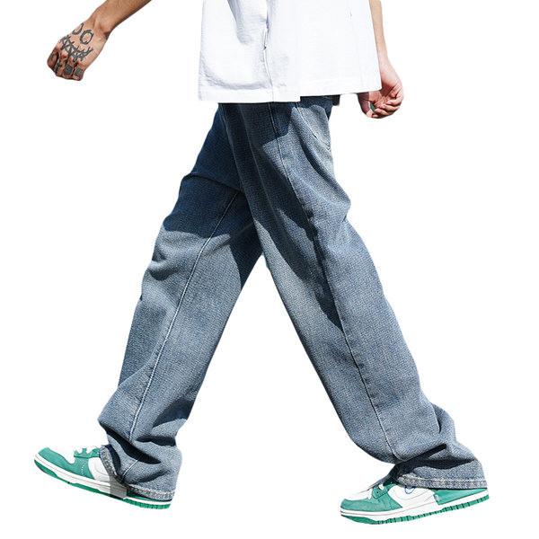 Suvised meeste teksad laia sääre ja taskuga