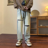 Új férfi farmer modell, szakadt motívumokkal és dekoratív cipzárral