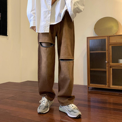 Új férfi farmer modell, szakadt motívumokkal és dekoratív cipzárral