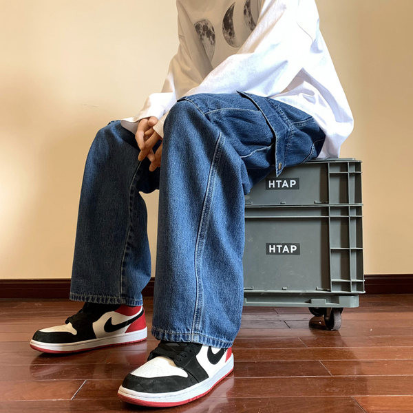 Alkalmi férfi farmernadrág zsebbel, három színben