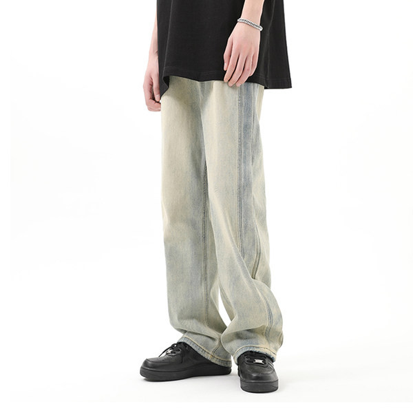 Vyriški laisvalaikio retro stiliaus džinsai