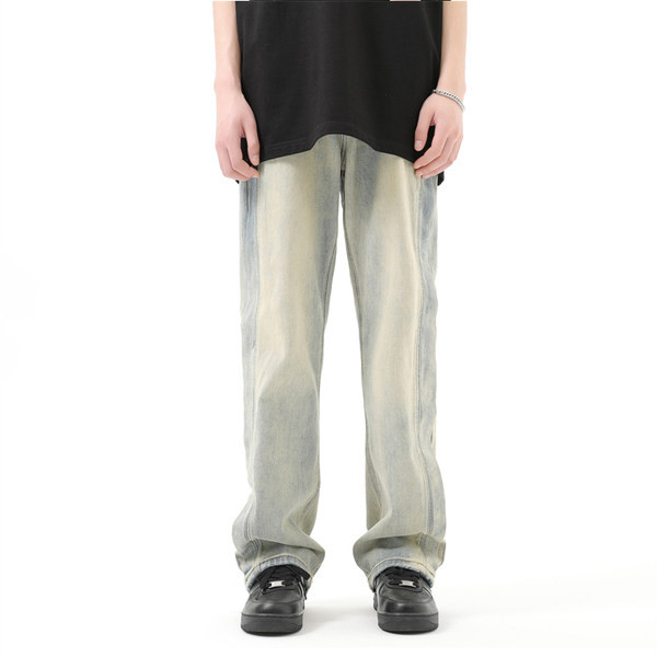 Vyriški laisvalaikio retro stiliaus džinsai