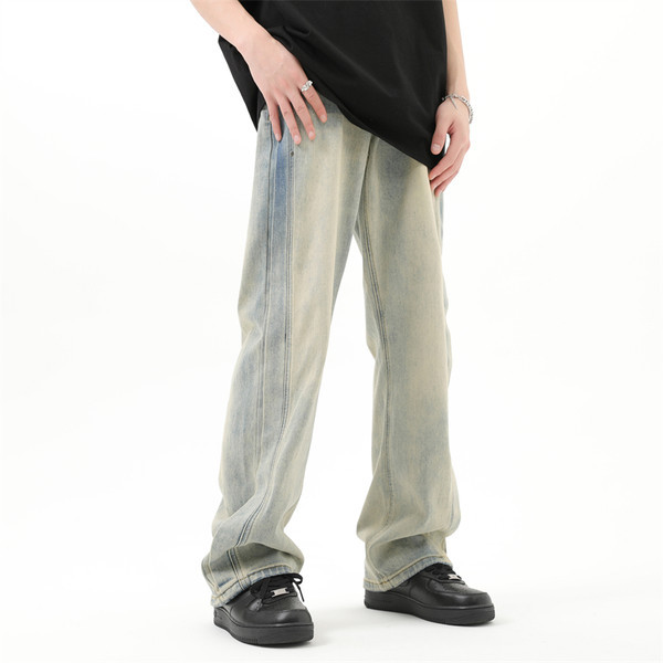 Vyriški laisvalaikio retro stiliaus džinsai