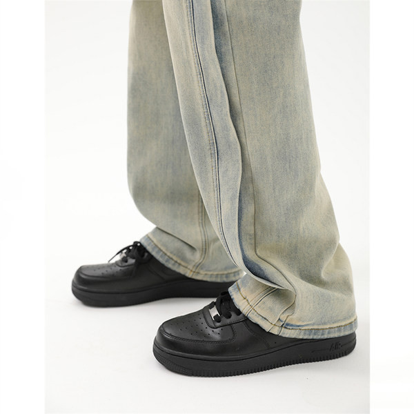 Vyriški laisvalaikio retro stiliaus džinsai