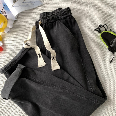 Meeste vabaaja teksad paelte ja taskuga