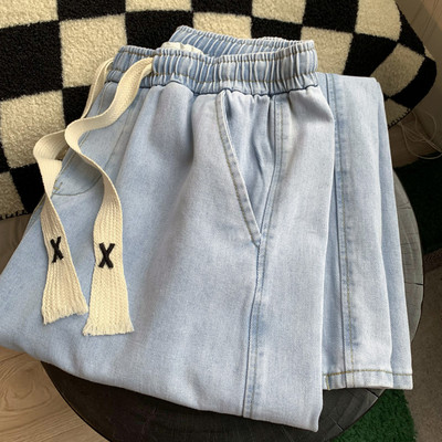 Meeste vabaaja teksad paelte ja taskuga