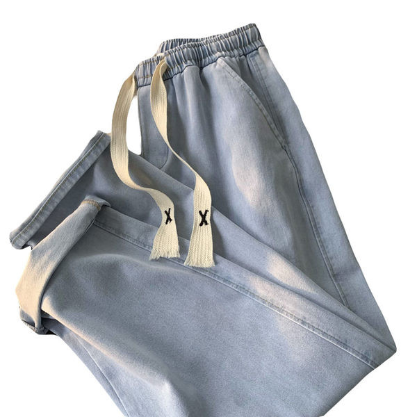 Meeste vabaaja teksad paelte ja taskuga