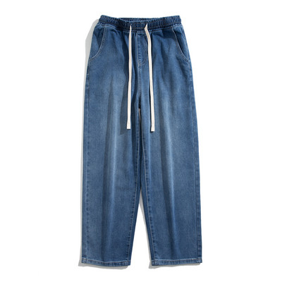 Ανδρικό casual τζιν με τσέπη και κορδόνια