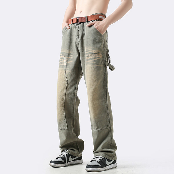 Férfi retro farmer modell zsebbel