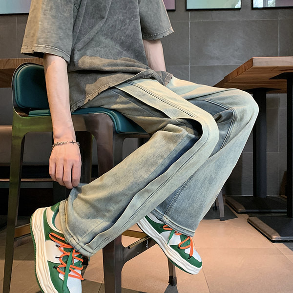 Retro stiilis vabaaja meeste teksad