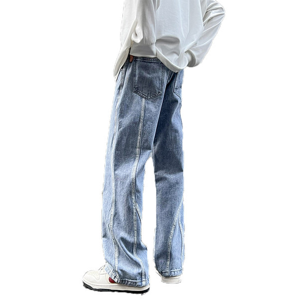 Férfi farmer sötét és világos színben, varrással