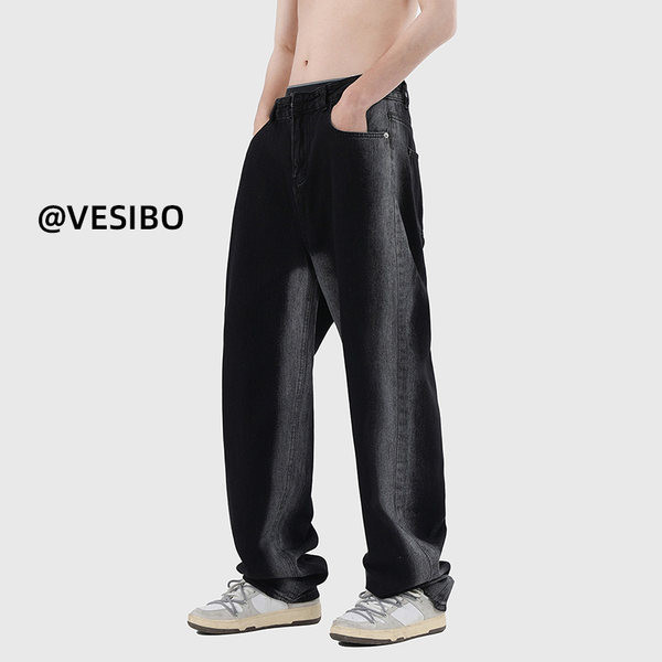 Ανδρικό casual τζιν ίσιο σχέδιο με τσέπη