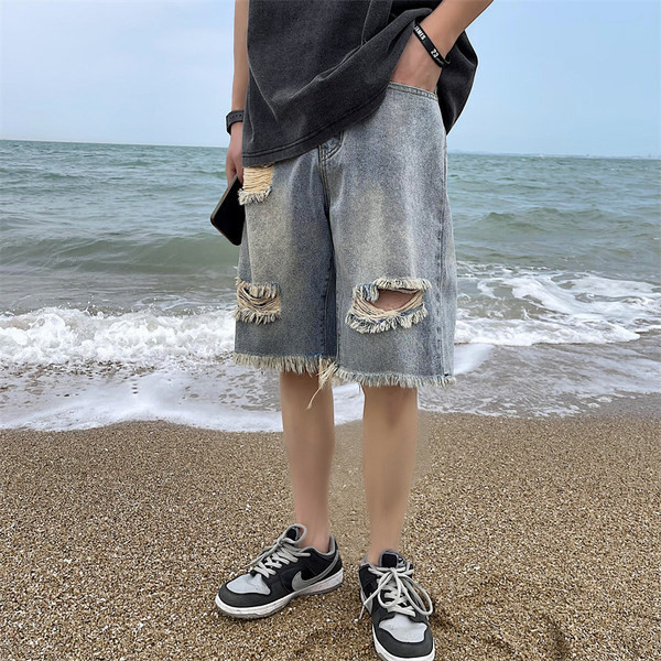 Ανδρικό τζιν 3/4 μήκους