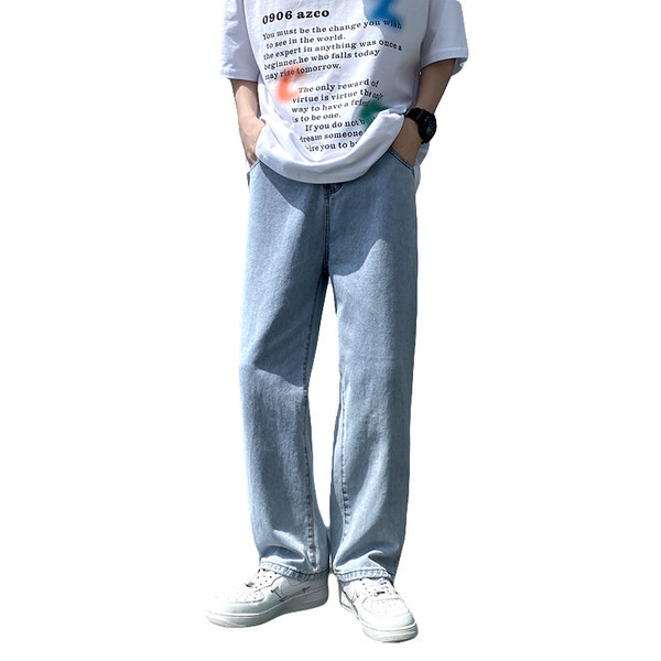 Férfi farmer tiszta modell zsebbel