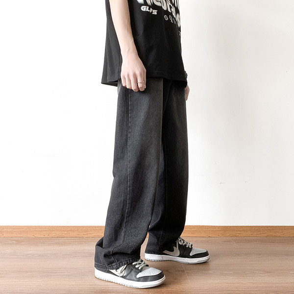 Ανδρικό τζιν casual με τσέπη