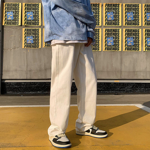 Καθαρό μοντέλο ανδρικό τζιν με ίσιο σχέδιο τσέπης