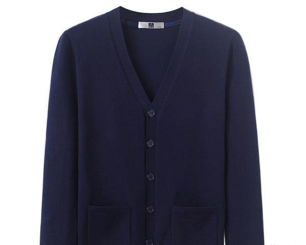 Meeste vesti puhas mudel nööpide ja taskuga