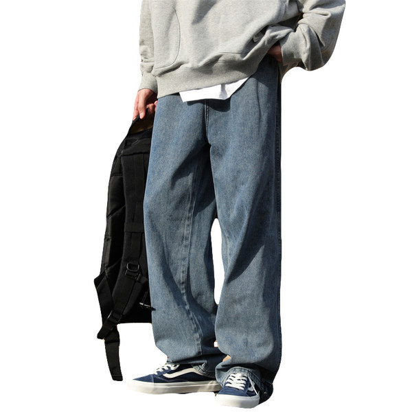 Ανδρικό τζιν καθαρό μοντέλο με τσέπη