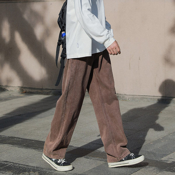 Mitmes värvitoonis paeltega meeste teksad