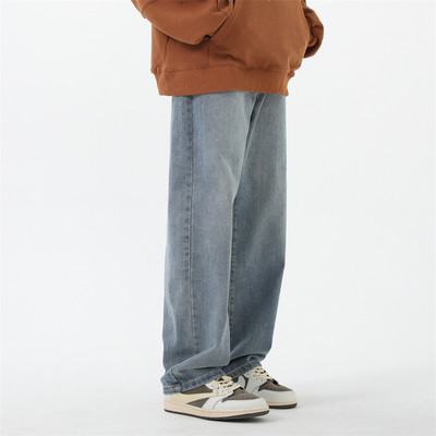 Ανδρικό casual τζιν καθαρό μοντέλο με τσέπη