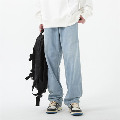 Ανδρικό casual τζιν καθαρό μοντέλο με τσέπη