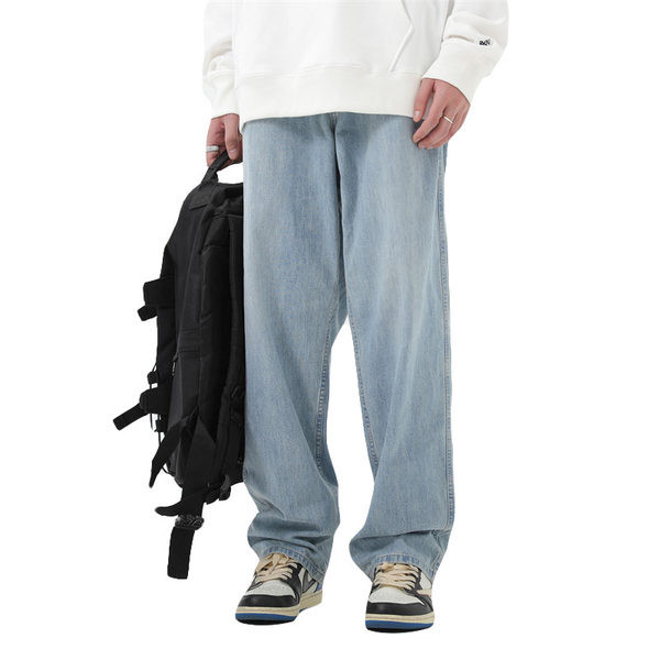 Ανδρικό casual τζιν καθαρό μοντέλο με τσέπη