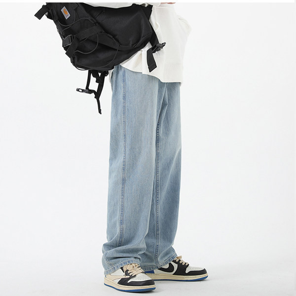 Ανδρικό casual τζιν καθαρό μοντέλο με τσέπη