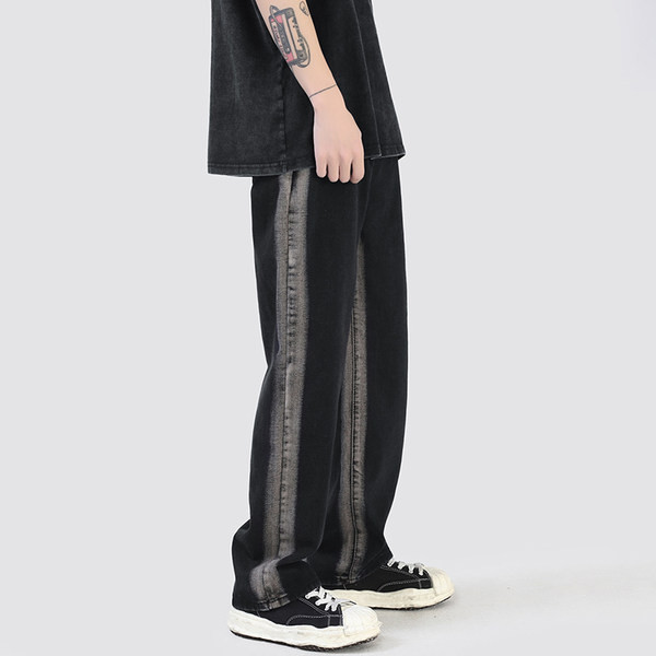 Casual ρετρό τζιν τσέπης για άνδρες